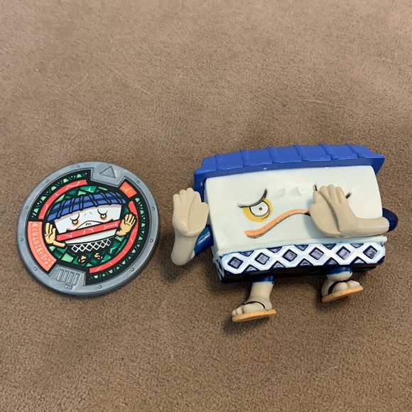 Yo Kai Watch Medal Moments NoWay Collectible Toy Figure Coin Rare Vintage YoKai - Picture 2 of 3